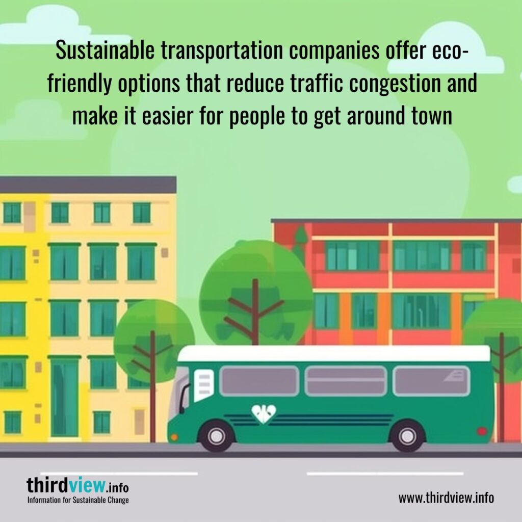 Sustainable transportation