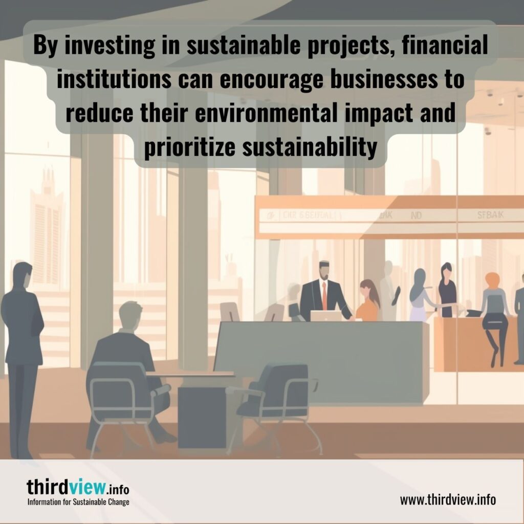 How Financial Institutions Can Help Drive Sustainability