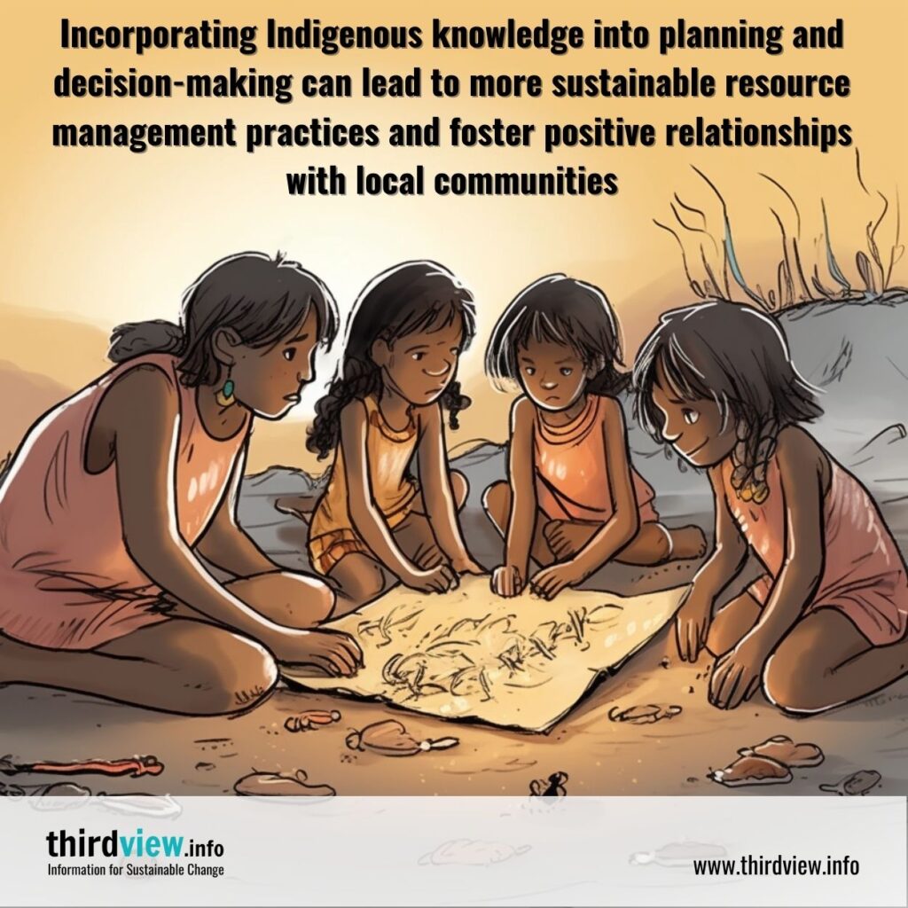 Incorporating Indigenous Knowledge into Planning & Decision-Making