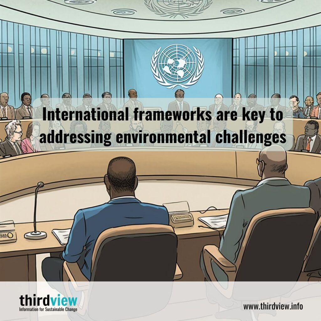 International frameworks are key to addressing environmental challenges