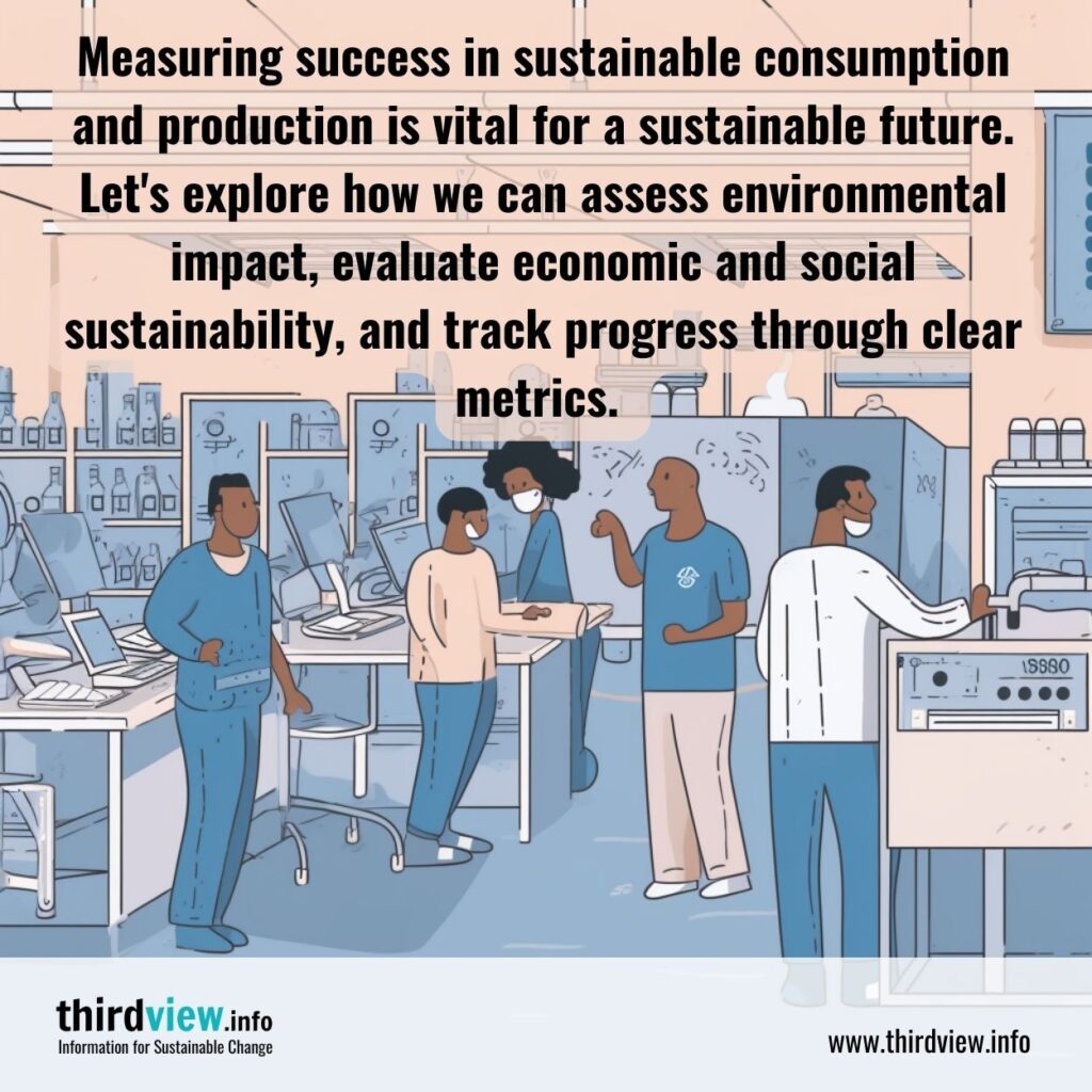 Measuring success in sustainable consumption and production is vital for a sustainable future