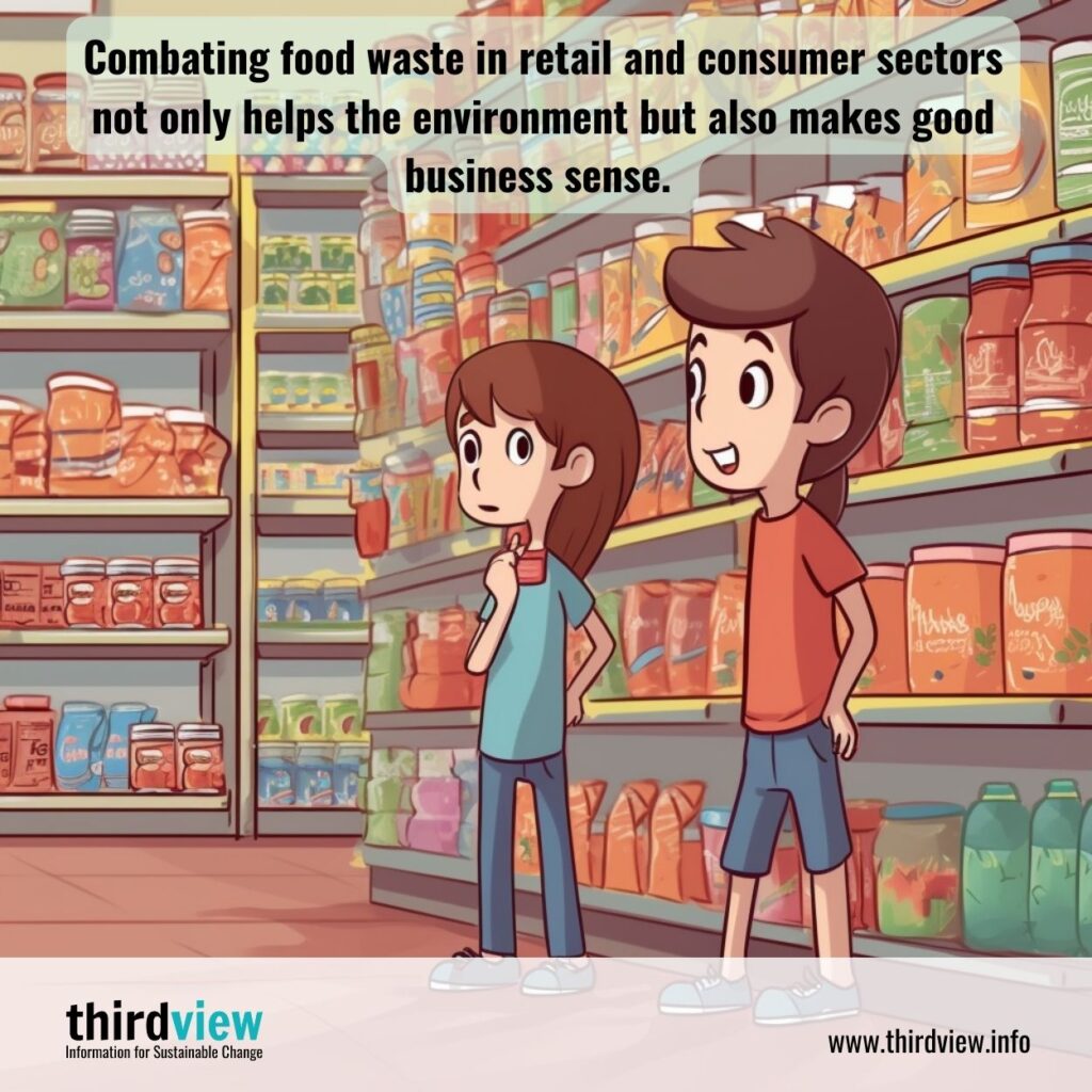 Combating food waste in retail and consumer sectors not only helps the environment but also makes good business sense.