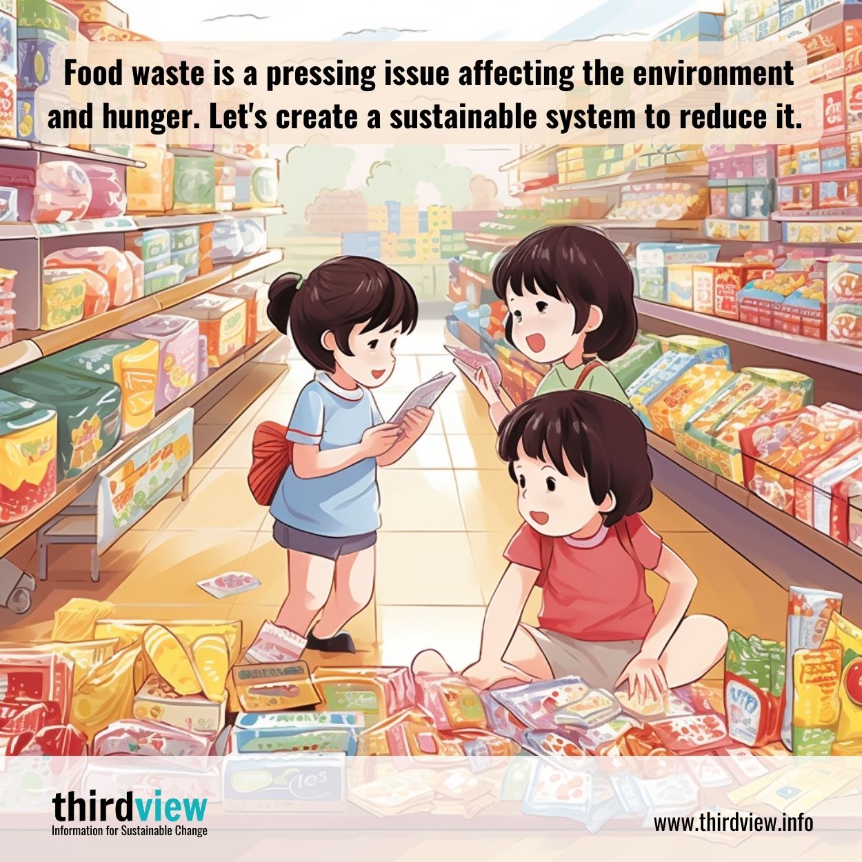 Food waste is a pressing issue affecting the environment and hunger. Let's create a sustainable system to reduce it